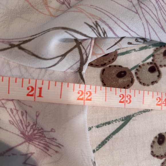 Cato Women's Overlay Top W/3/4" Flared Sleeve Size L - Picture 5 of 6